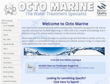 Tablet Screenshot of octomarine.net